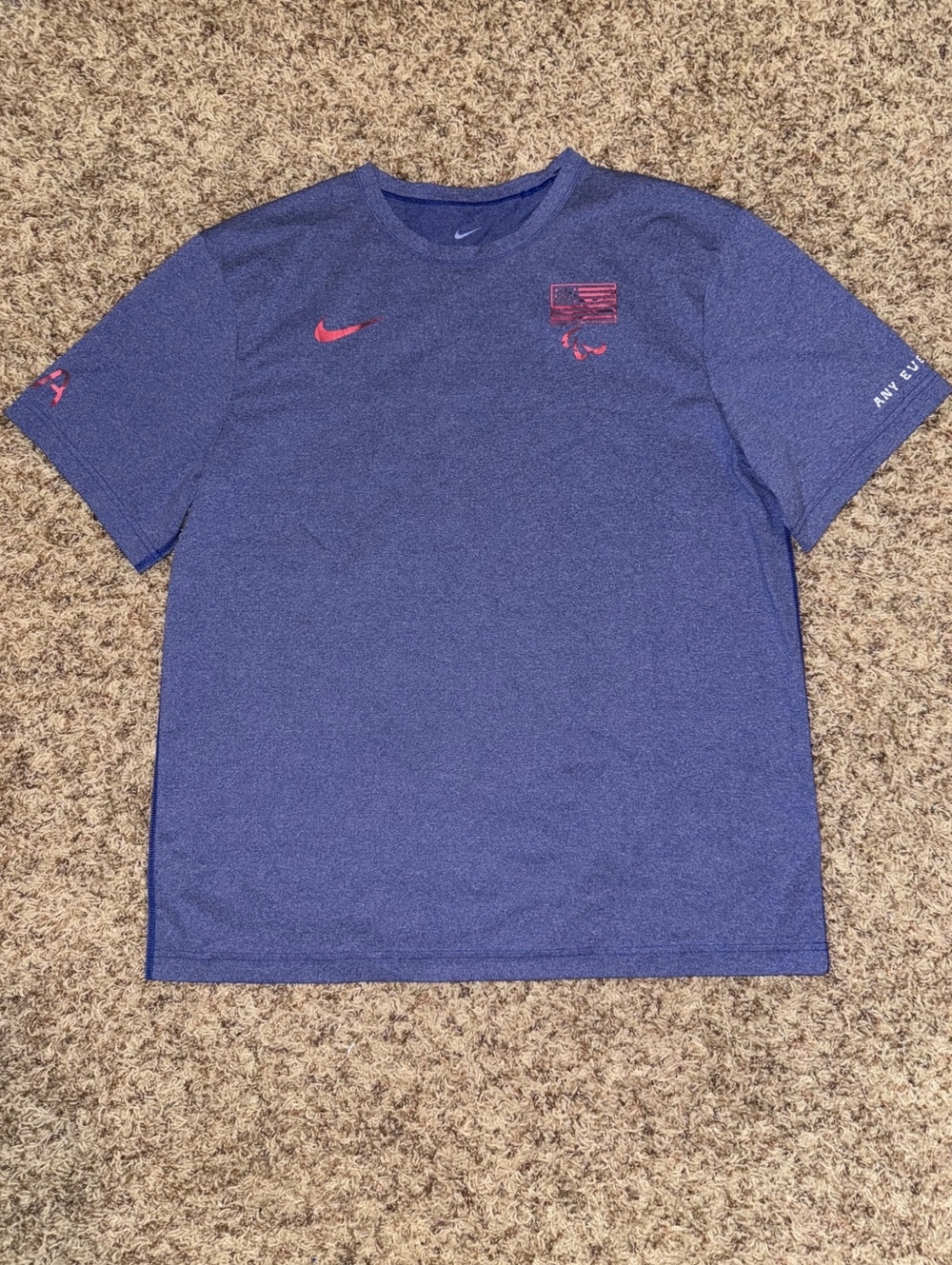 Nike United States Olympic Team Men's Dri-FIT T-Shirt Sample